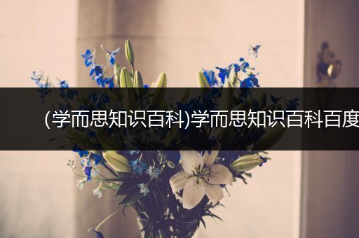 （学而思知识百科)学而思知识百科百度