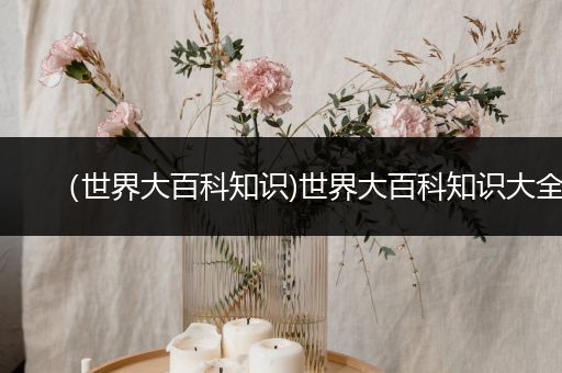 （世界大百科知识)世界大百科知识大全