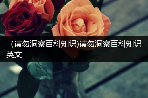 （请勿洞察百科知识)请勿洞察百科知识英文