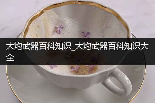 大炮武器百科知识_大炮武器百科知识大全