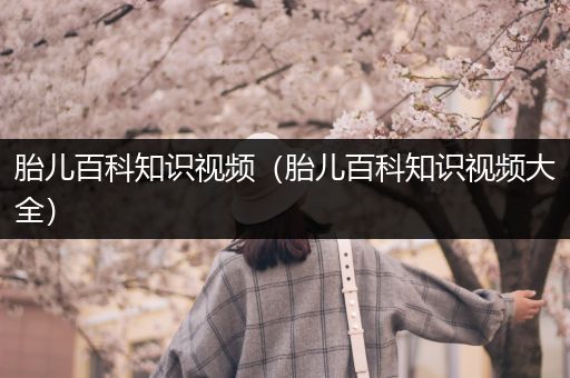 胎儿百科知识视频（胎儿百科知识视频大全）