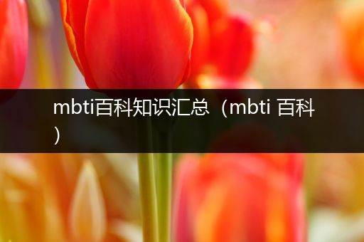 mbti百科知识汇总（mbti 百科）