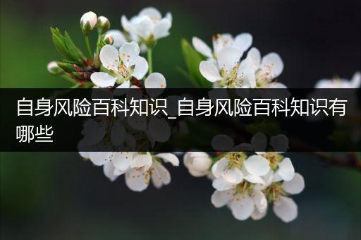 自身风险百科知识_自身风险百科知识有哪些