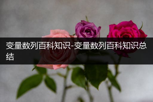 变量数列百科知识-变量数列百科知识总结