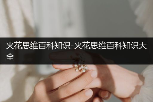 火花思维百科知识-火花思维百科知识大全