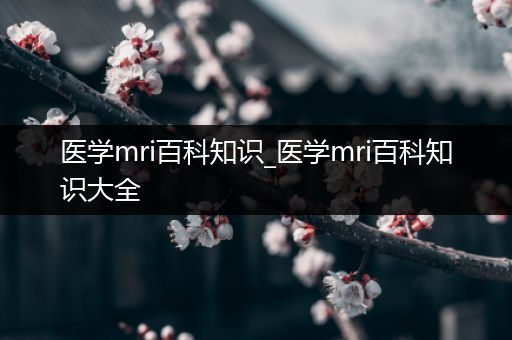 医学mri百科知识_医学mri百科知识大全