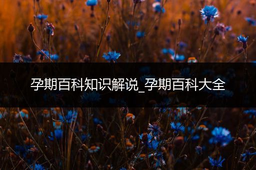 孕期百科知识解说_孕期百科大全