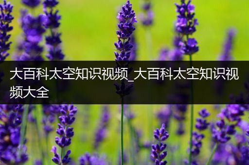 大百科太空知识视频_大百科太空知识视频大全