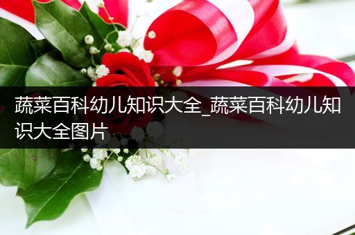 蔬菜百科幼儿知识大全_蔬菜百科幼儿知识大全图片