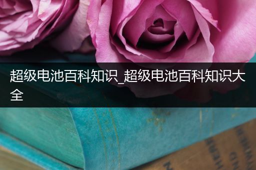 超级电池百科知识_超级电池百科知识大全