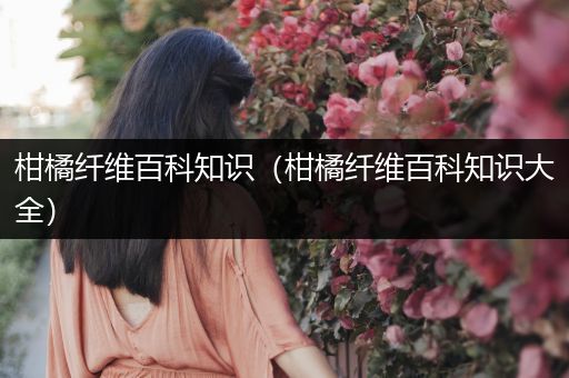 柑橘纤维百科知识（柑橘纤维百科知识大全）