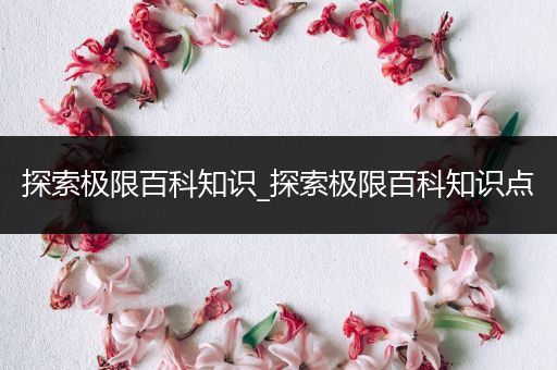 探索极限百科知识_探索极限百科知识点