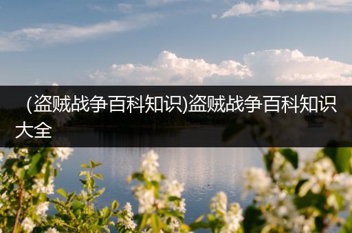 （盗贼战争百科知识)盗贼战争百科知识大全